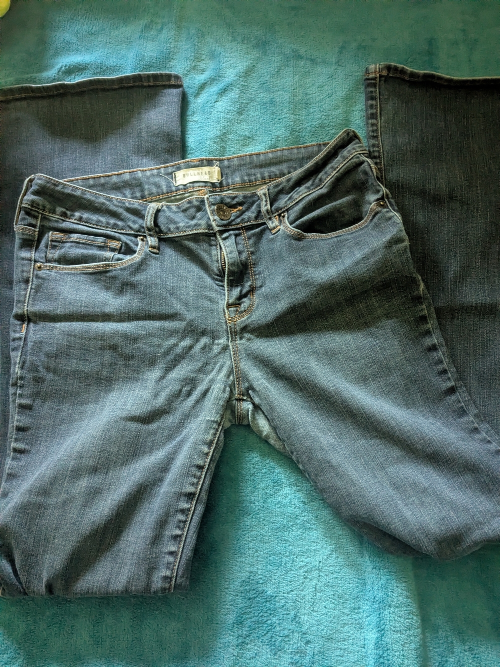 Bullhead Boot Cut Jeans - Denim Blue